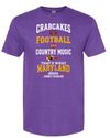 Jimmy Charles Crabcake Football Country Music PURPLE