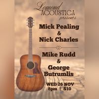 Mick Pealing & Nick Charles with Mike Rudd & George Butrumlis