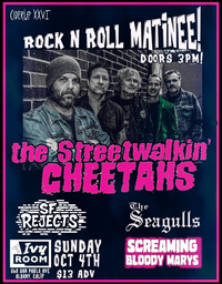 Daytime rock with Streetwalkin' Cheetahs