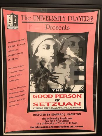 The Good Person of Setzuan--UTEP Theatre Dept
