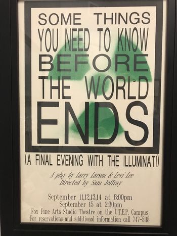 Some Things You Need to Know Before the World Ends--Elenco Experimental
