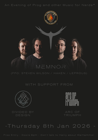 Memnor @ The Yorkshireman, w/ Divided By Design & Arc of Triumph