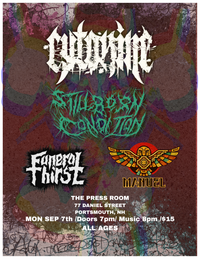 MANUEL / FUNERAL THIRST / STILLBORN CONDITION / CYTOKINE - The Press Room - Portsmouth, NH