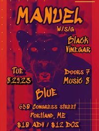 MANUEL / BLACK VINEGAR- Live @ BLUE