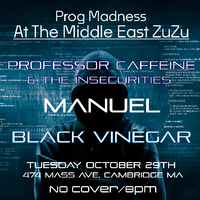 MANUEL/BLACK VINEGAR/PROFESSOR CAFFEINE & The INSECURITIES  at The Middle East ZuZu