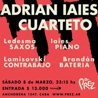 Adrian Iaies Cuarteto 