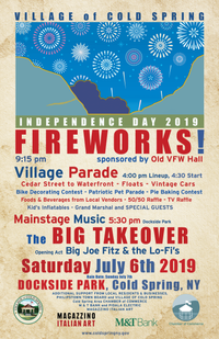 Fireworks in Cold Spring July 6