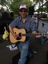 Dan Israel plays solo at LTD Brewing in downtown Hopkins