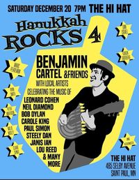 Dan Israel plays the Hanukkah Rocks show at the High Hat in St. Paul 