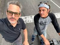 Dan Israel plays at the Aster Cafe with "Johnny Lied" - featuring Jon Herchert, John Fields, David J. Russ, and Rob Meany
