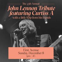 Dan Israel sings a couple songs at the annual John Lennon tribute show at First Avenue hosted by Curtiss A