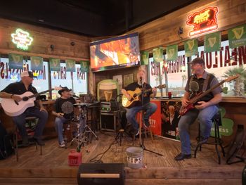 The Lucky Dogz with friends: Robert of Tule Creek Troubadours and Art Valenzuela of Texxas Heat
