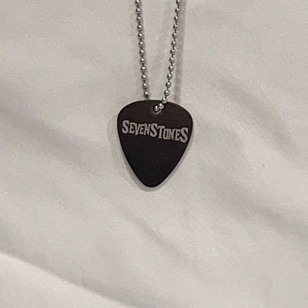 SevenStones Guitar Pick Necklace