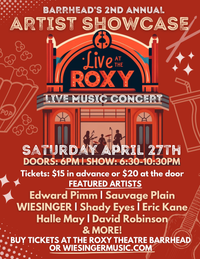2nd Annual Live at the Roxy Artist Showcase
