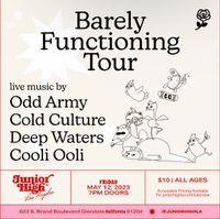 The Barely Functioning Tour: Featuring Cold Culture + Deep Waters