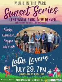 Music in the Park Sunset Series - THE LATIN LOVERS