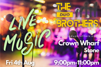 The Duo Brothers are back at Crown Wharf, Stone!