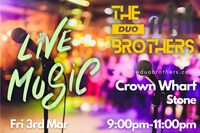 The Duo Brothers are back at Crown Wharf, Stone!