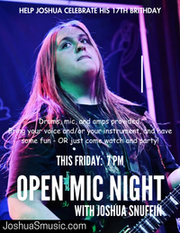 Joshuas open mic birthday jam