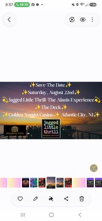 Jagged Little Thrill-The Alanis Experience Returns to The Deck at The Golden Nugget Casino