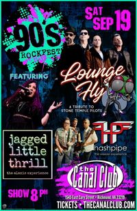 Jagged Little Thrill-The Alanis Experience at The Canal Club with 90's Rockfest 