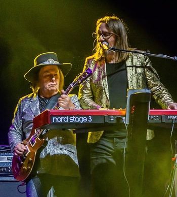 The legend that is Dave Hill and me.
