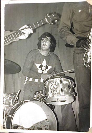 On drums with "Mother Funk"
