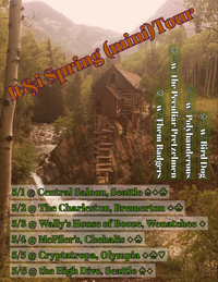 It&i Spring (mini)Tour: w/ the Peculiar Pretzelmen, Polybanderous, & Birdie Fenn Cent