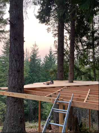 The SkyHaus platform almost finished.
