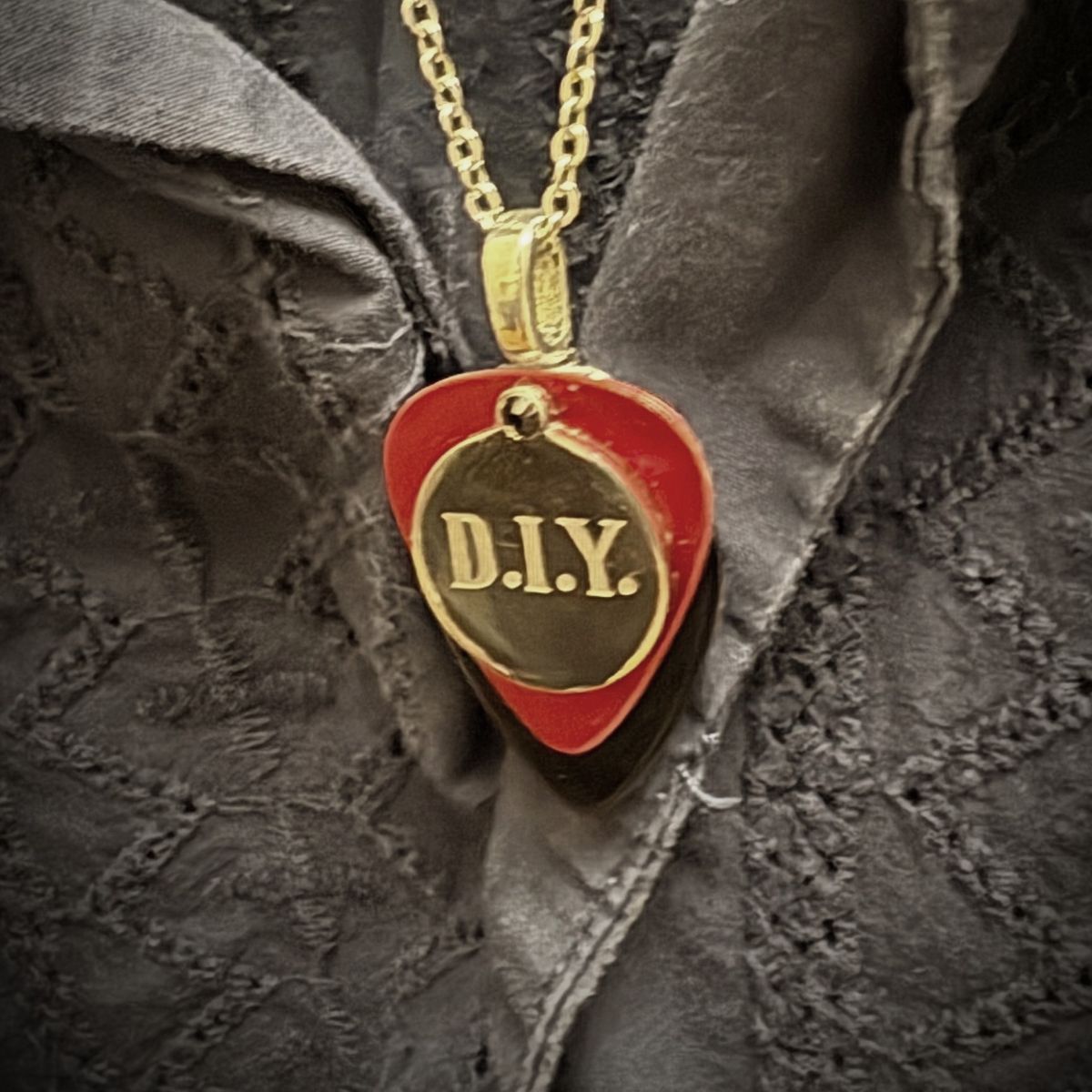 D.I.Y. Guitar Pick Necklace