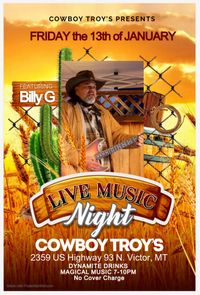 Billy G Live Music Performance