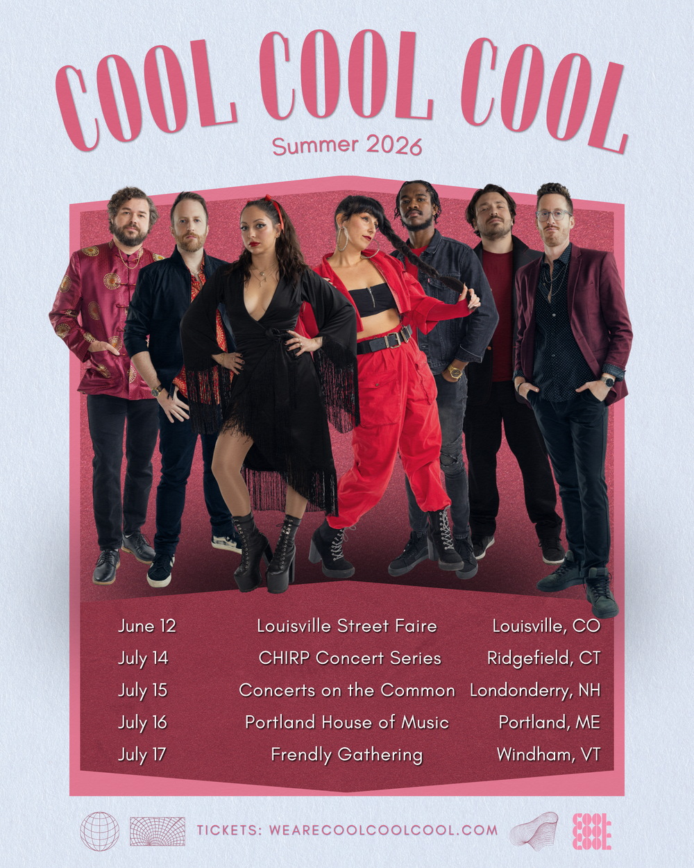 Cool Cool Cool Summer 2026 Tour Concert Live