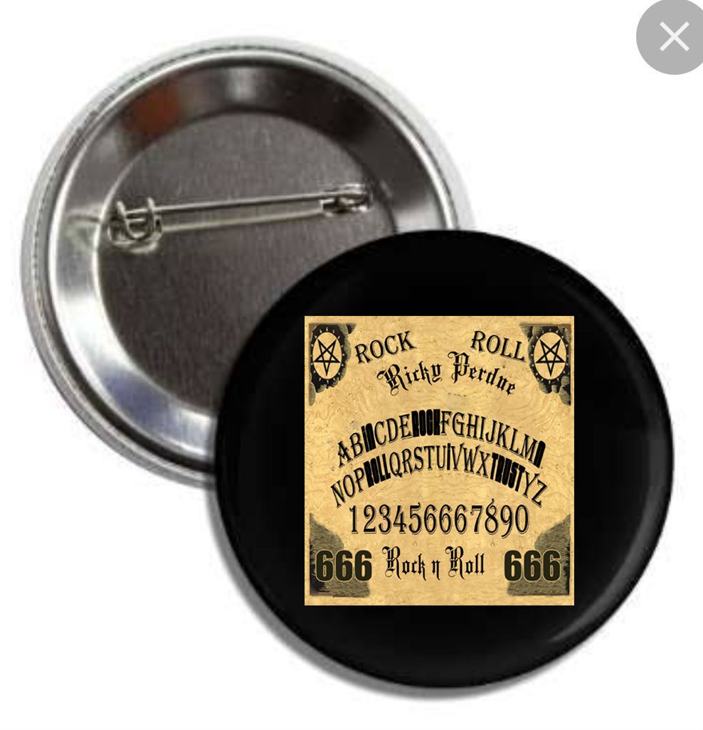 Ricky Perdue In Rock n Roll I Trust Buttons
