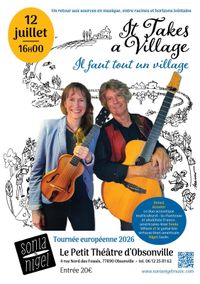 Sonia and Nigel at the Petit Theatre d'Obsonville