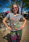 Reggae Train T-Shirt Gray V-Neck (S, M, L, XL)