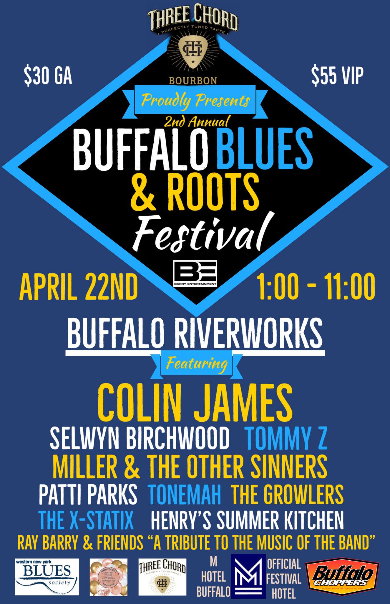 Buffalo Roots Buffalo Roots and Blues Festival w/Colin James, Selwyn Birchwood and ...