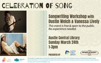 Songwriting Workshop with Vanessa Lively and Dustin Welch