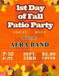 1st Day of Fall Patio Party
