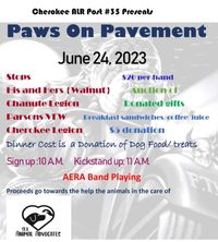 "Paws on Pavement" Charity Motorcycle Ride