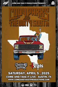 Deathrow Bodeen with Cody Parks and The Dirty South Austin Tx