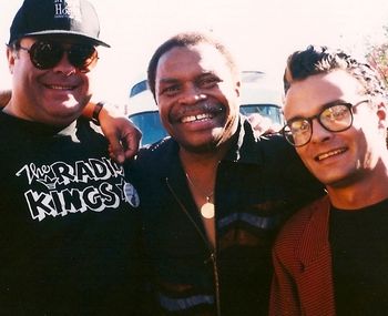 with Jay Sheffield & Otis Clay , King Biscuit Blues Festival, 1995

