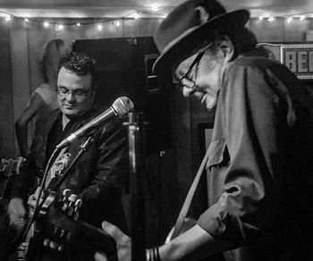 with Kevin Gordon, Betty's Grill, Nashville, Tennessee, January 2018
