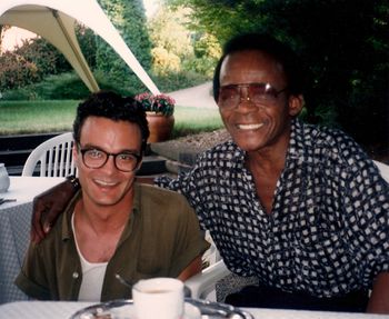 with Hank Ballard, Peer, Belgium 1995
