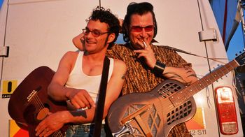 with Vidar Busk, Peer, Belgiium, 2003

