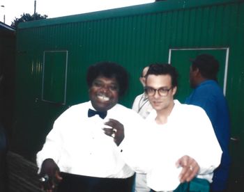 with Percy Sledge, Peer Rhythm and Blues Fest, Belgium
