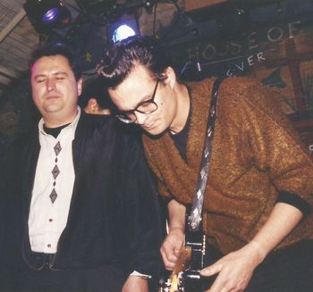 with Sugar Ray Norcia, Original House of Blues, 1995
