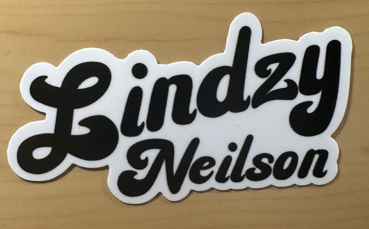 LN White Sticker