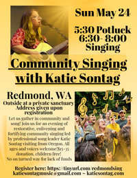 Community Singing with Katie Sontag in Redmond, WA 