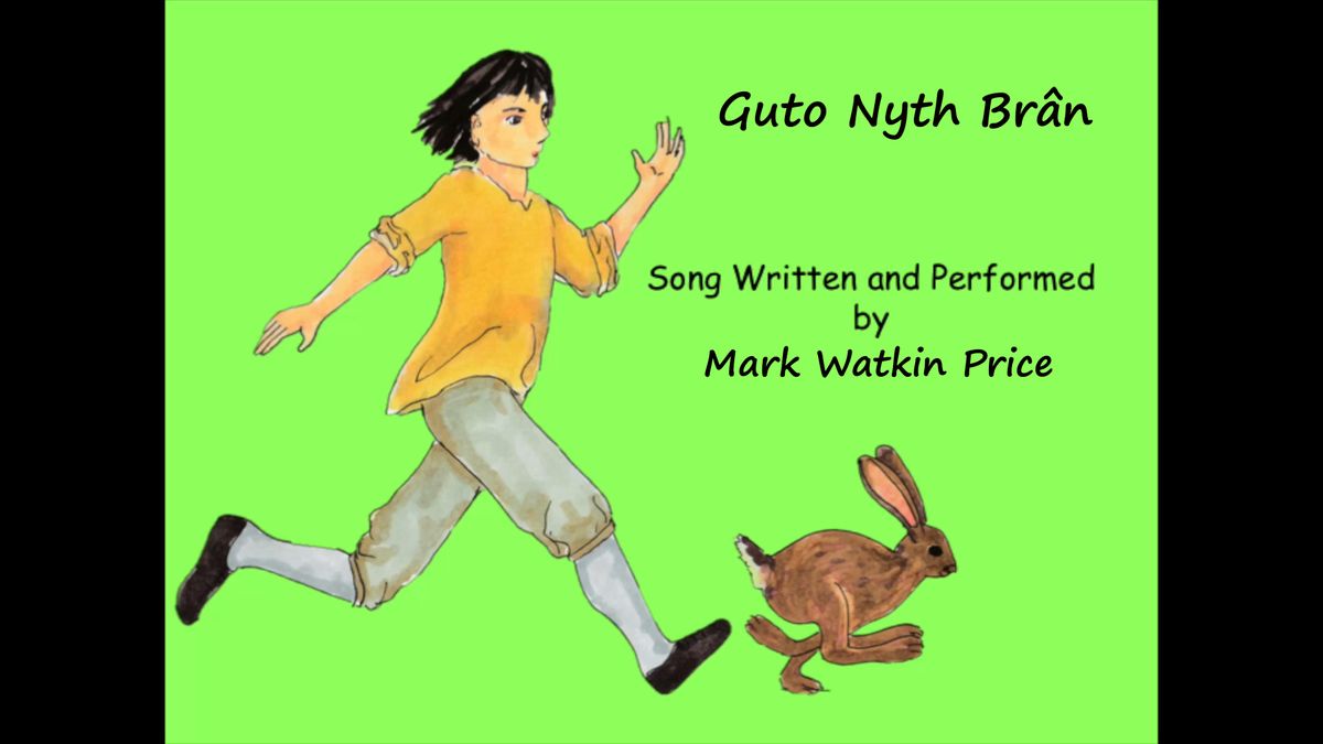 The True Story of Guto Nyth Brân  - storybook video. A 5 five minute video presented in a beautifully illustrated children's storybook form with the song lyrics accompanying each page-turn. 