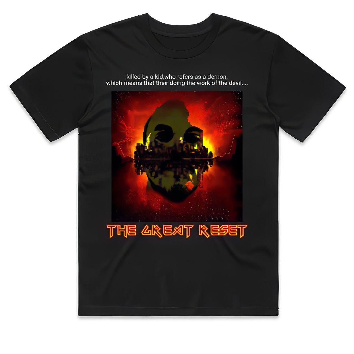 The Great Reset Black T-Shirt